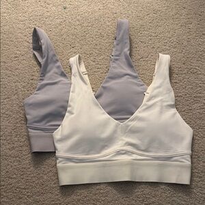 Fabletics sports bras Women's Set - White and Gray